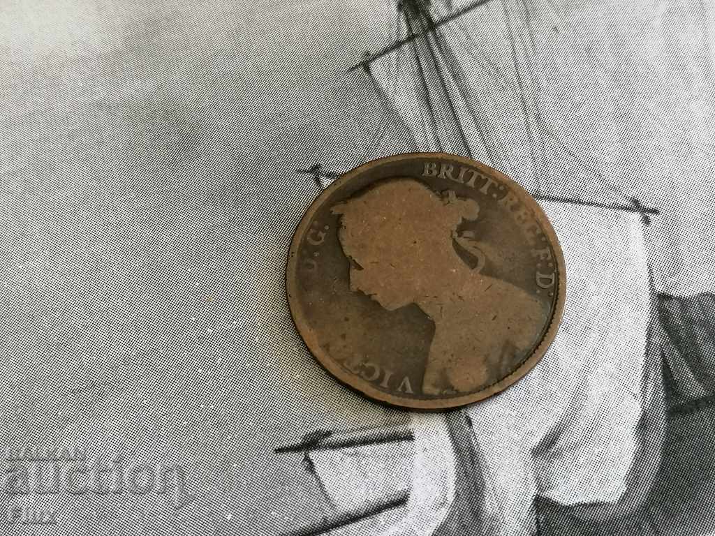 Coin - Great Britain - 1 penny | 1884 with price 1.25 BGN | € 0.64 Coin - Great Britain - 1 penny | 1884 with price 1.25 BGN | € 0.64