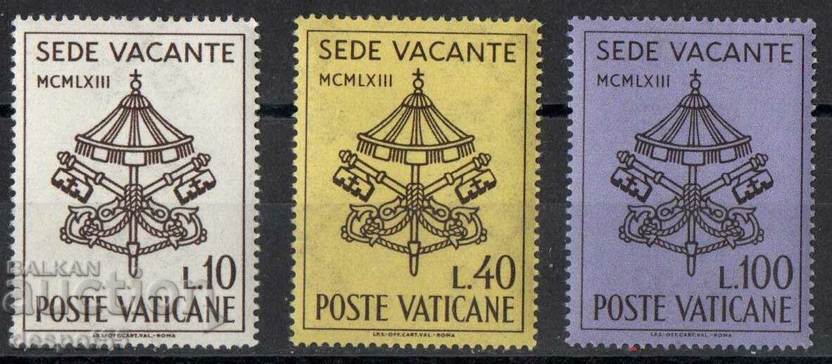 1963. Vaticanul. Sede vacante.