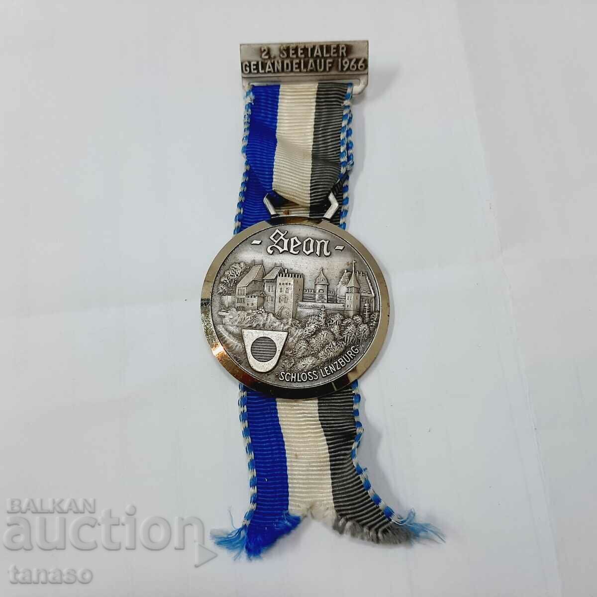 Швейцарски спортен награден медал, 1966 г.(8.1)