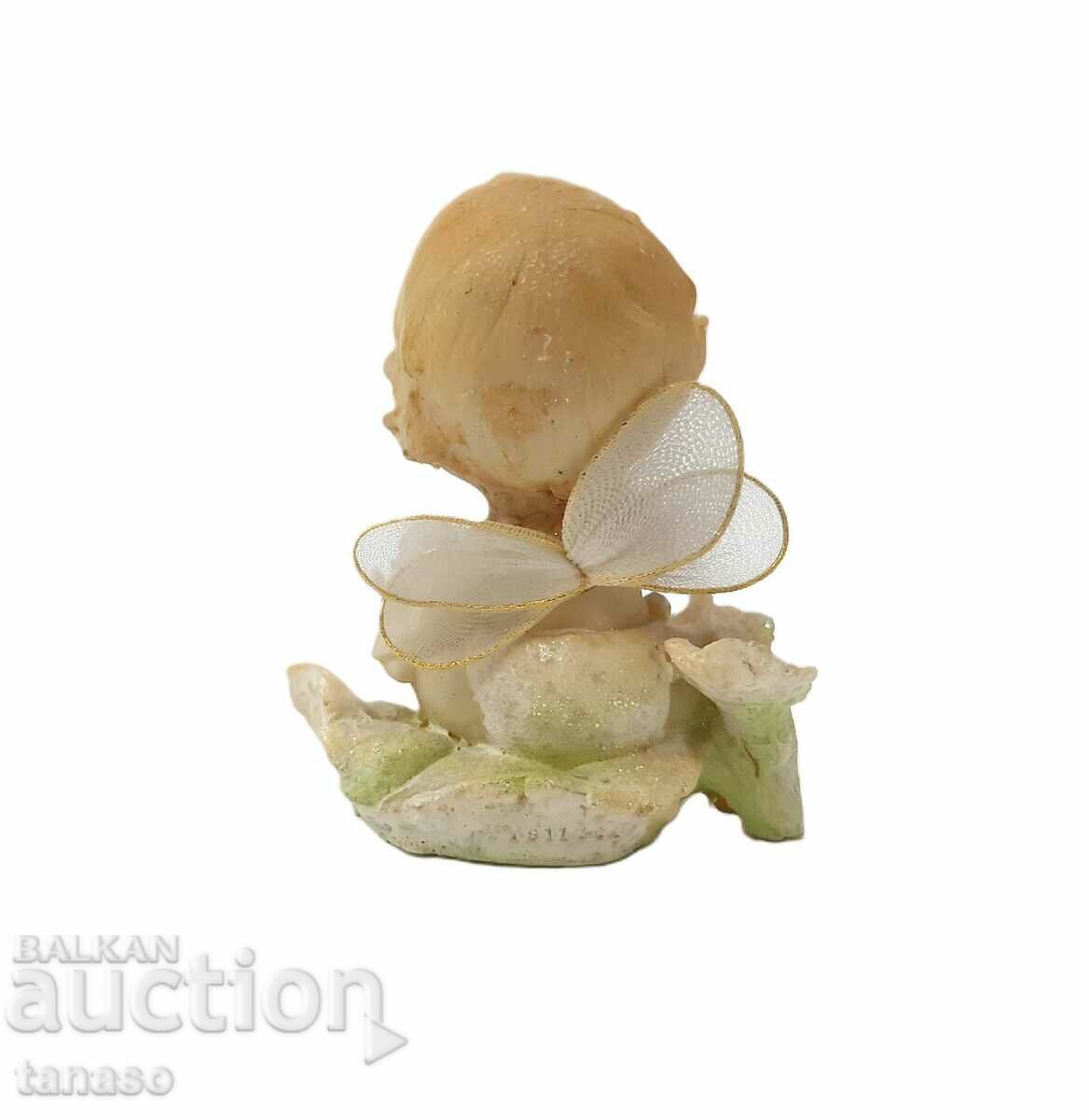 Auction  Alabaster figurine, angel(11.5)