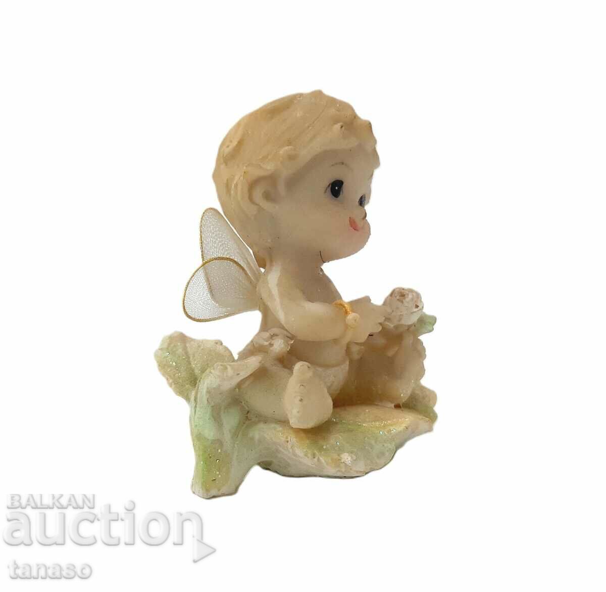 Alabaster figurine, angel(11.5) - 5