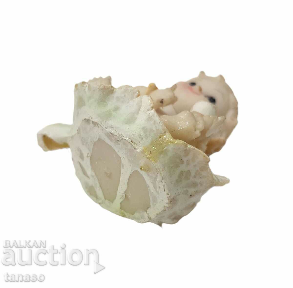 Alabaster figurine, angel(11.5) - 7