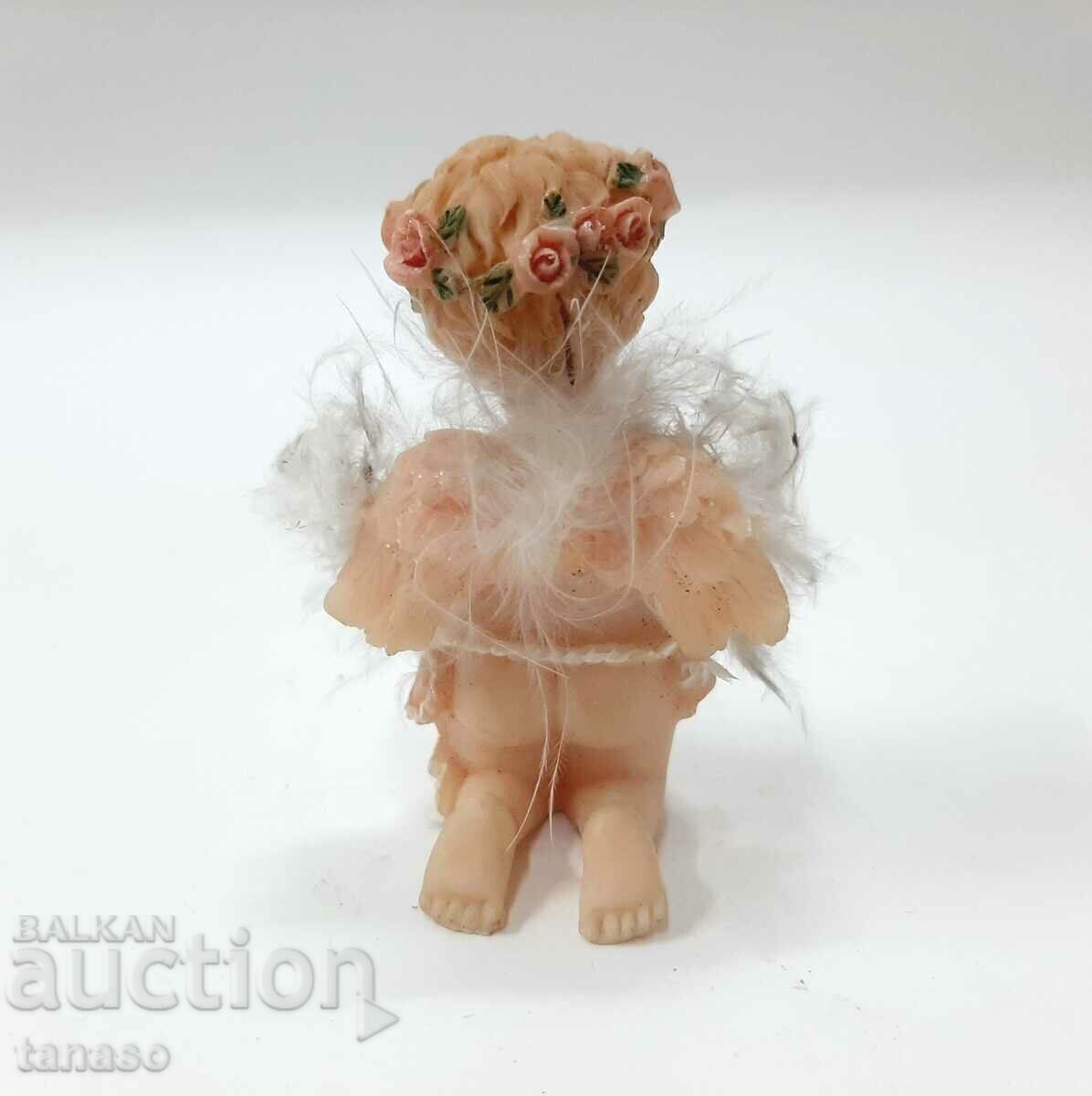 Auction  Alabaster figurine, angel(11.5)
