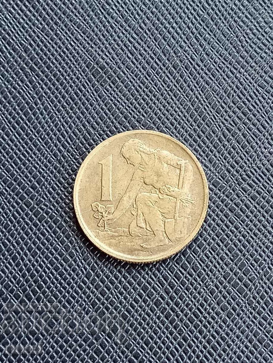 Чехословакия 1 крона 1971 г.