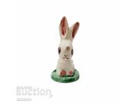 Old miniature ceramic figurine, bunny(11.3)