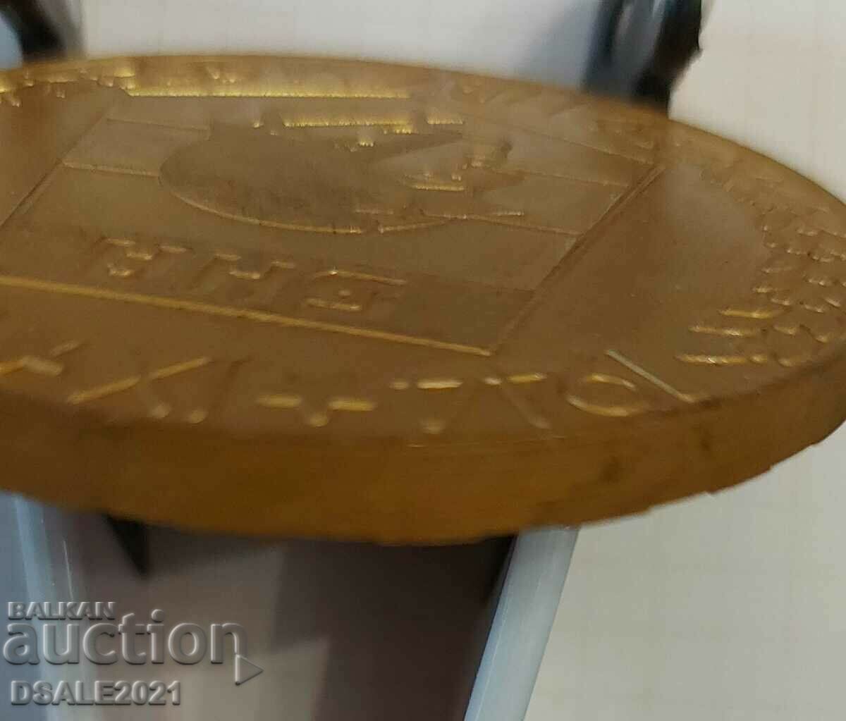 40 years Military History Museum Social plaque medal sign BNA 1984 - 5 40 years Military History Museum Social plaque medal sign BNA 1984 - 5