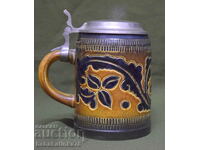 Collectible German Keller Ceramic Beer Mug