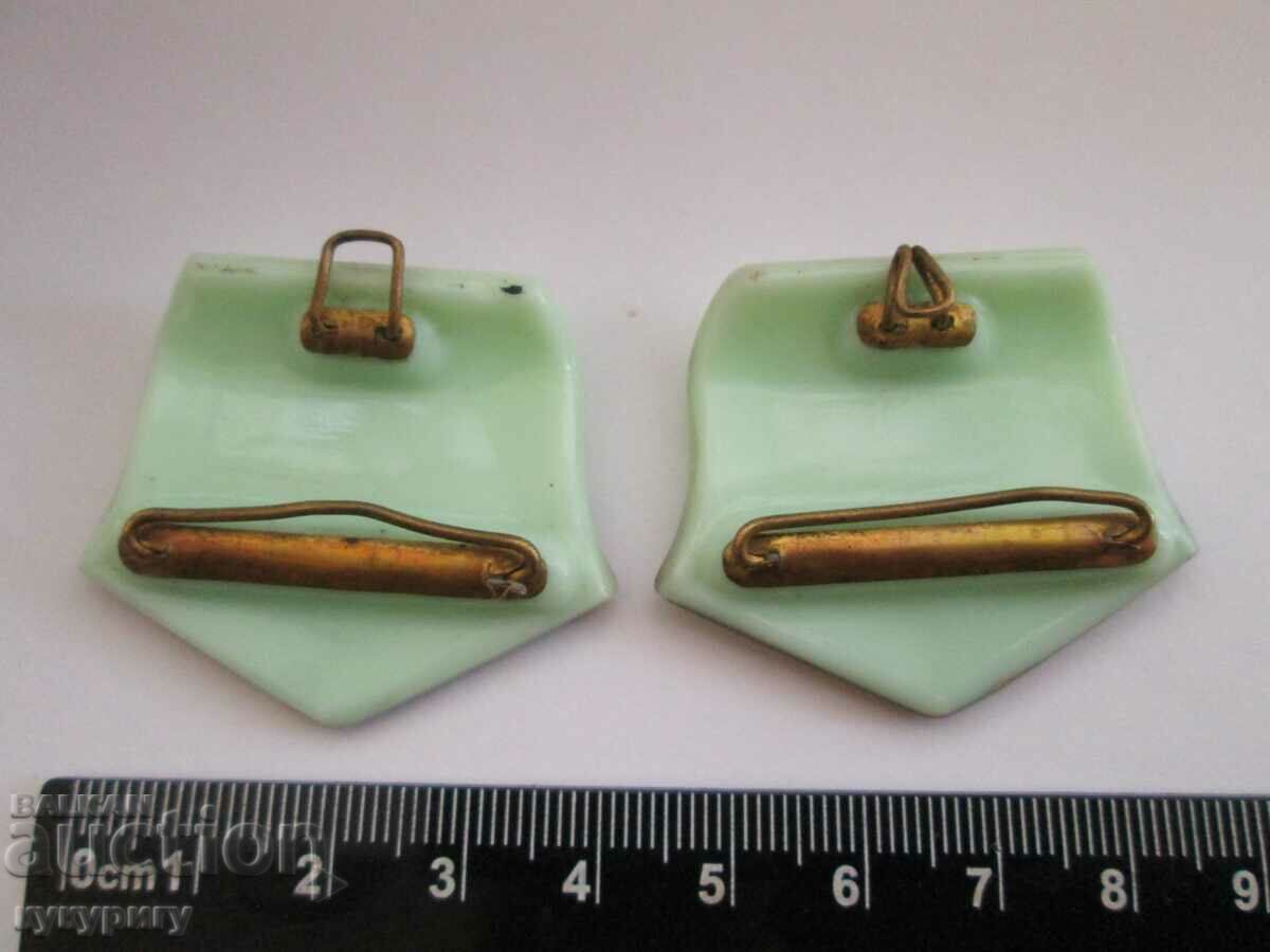 Vintage Ladies Art Deco Glass Belt Buckle - 5 Vintage Ladies Art Deco Glass Belt Buckle - 5