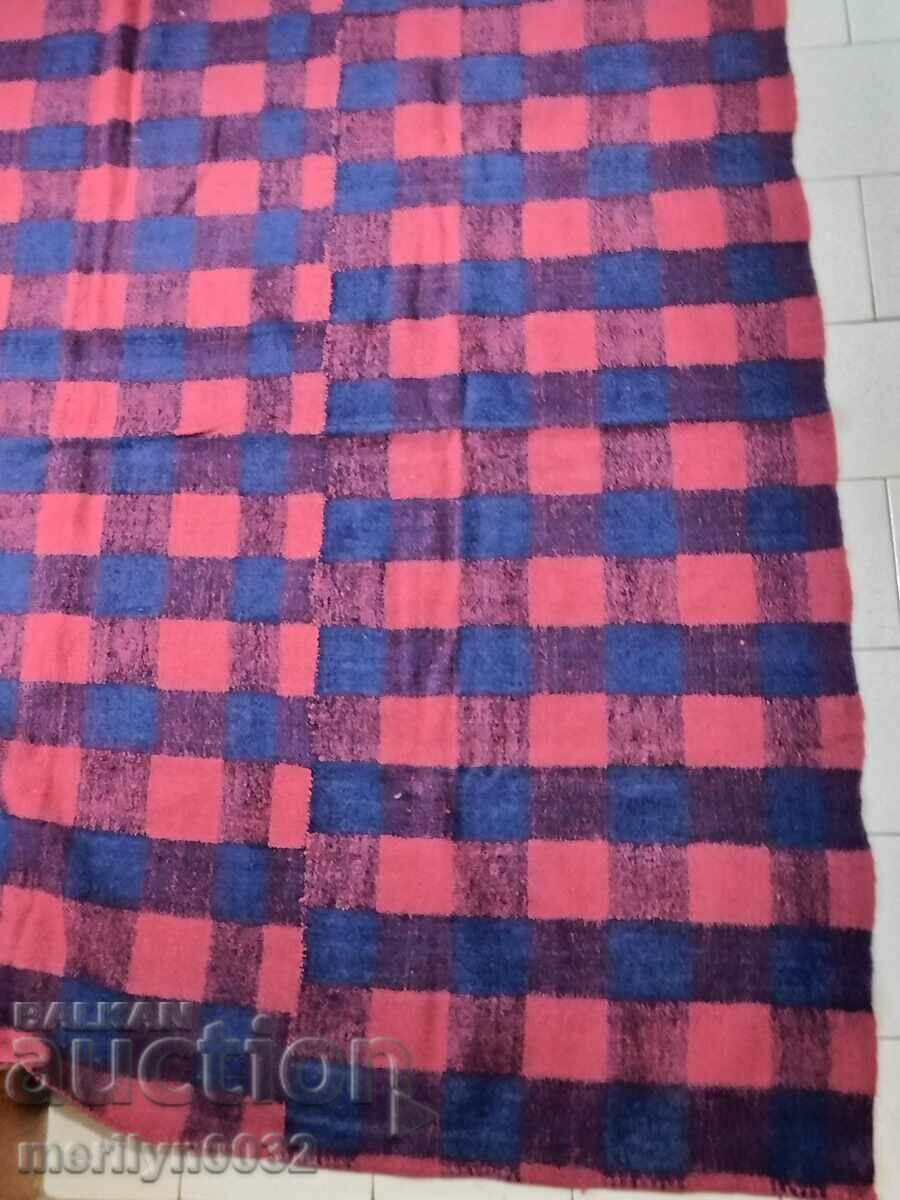 Old hand woven blanket wool tablecloth with price 83.00 BGN | € 42.44 Old hand woven blanket wool tablecloth with price 83.00 BGN | € 42.44