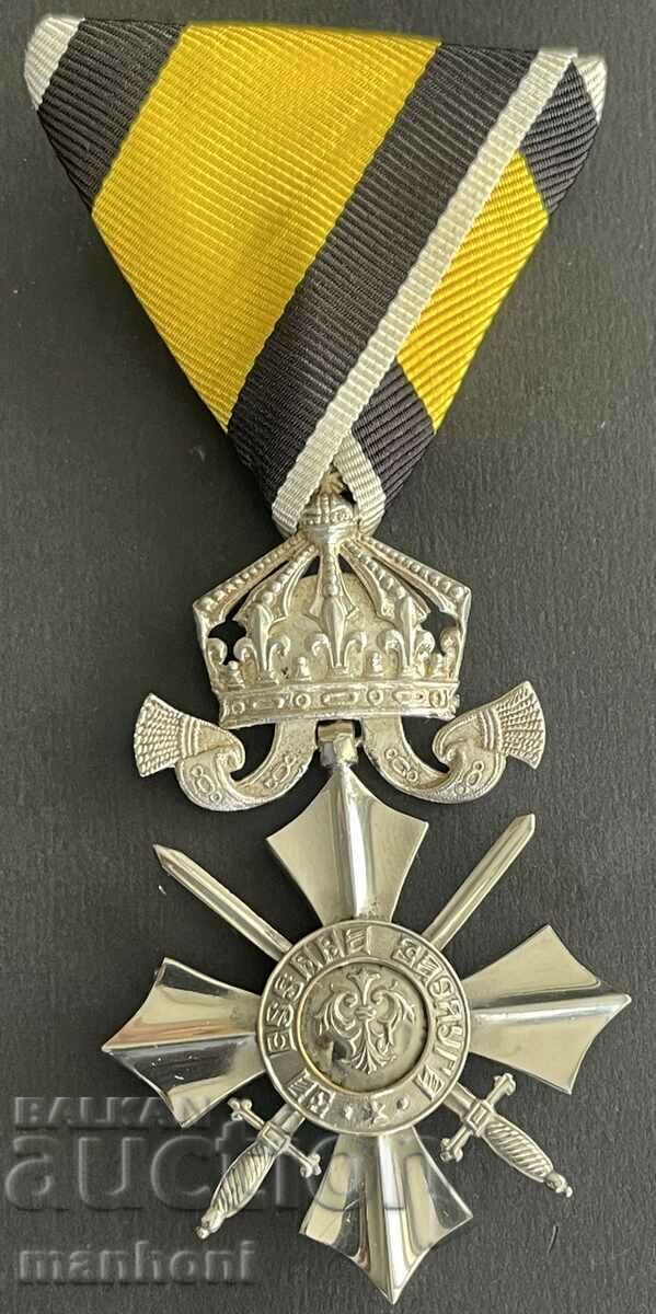 Kingdom of Bulgaria Order of Military Merit 6th century with crown