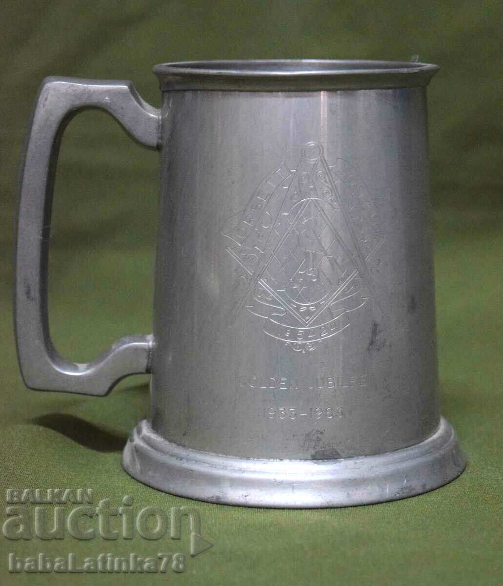 English Jubilee Zincao Beer Mug