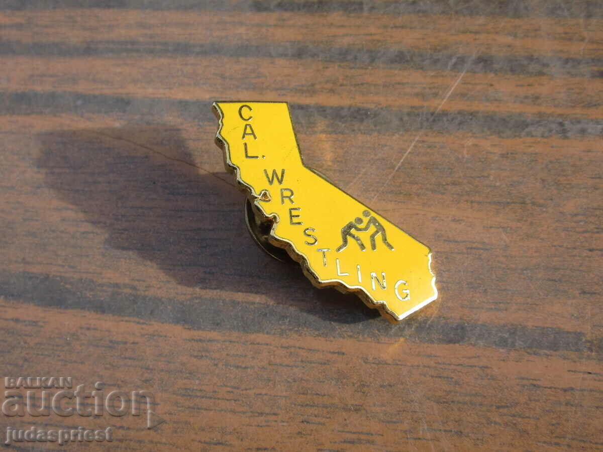 αθλητικό σήμα διακριτικά από το πρωτάθλημα της Καλιφόρνιας πάλης με τιμή 10.00 BGN | € 5.11 αθλητικό σήμα διακριτικά από το πρωτάθλημα της Καλιφόρνιας πάλης με τιμή 10.00 BGN | € 5.11