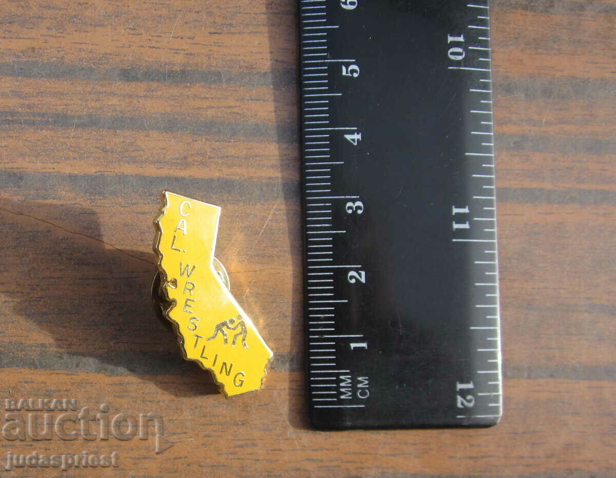 Παράδοση αθλητικό σήμα διακριτικά από το πρωτάθλημα της Καλιφόρνιας πάλης Παράδοση αθλητικό σήμα διακριτικά από το πρωτάθλημα της Καλιφόρνιας πάλης