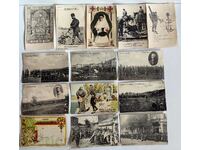 LOT OF CARDS BALKAN WAR PROPAGANDA MILITARY CARD