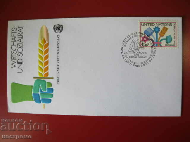 FDC   UNO  cover   -  A 4215