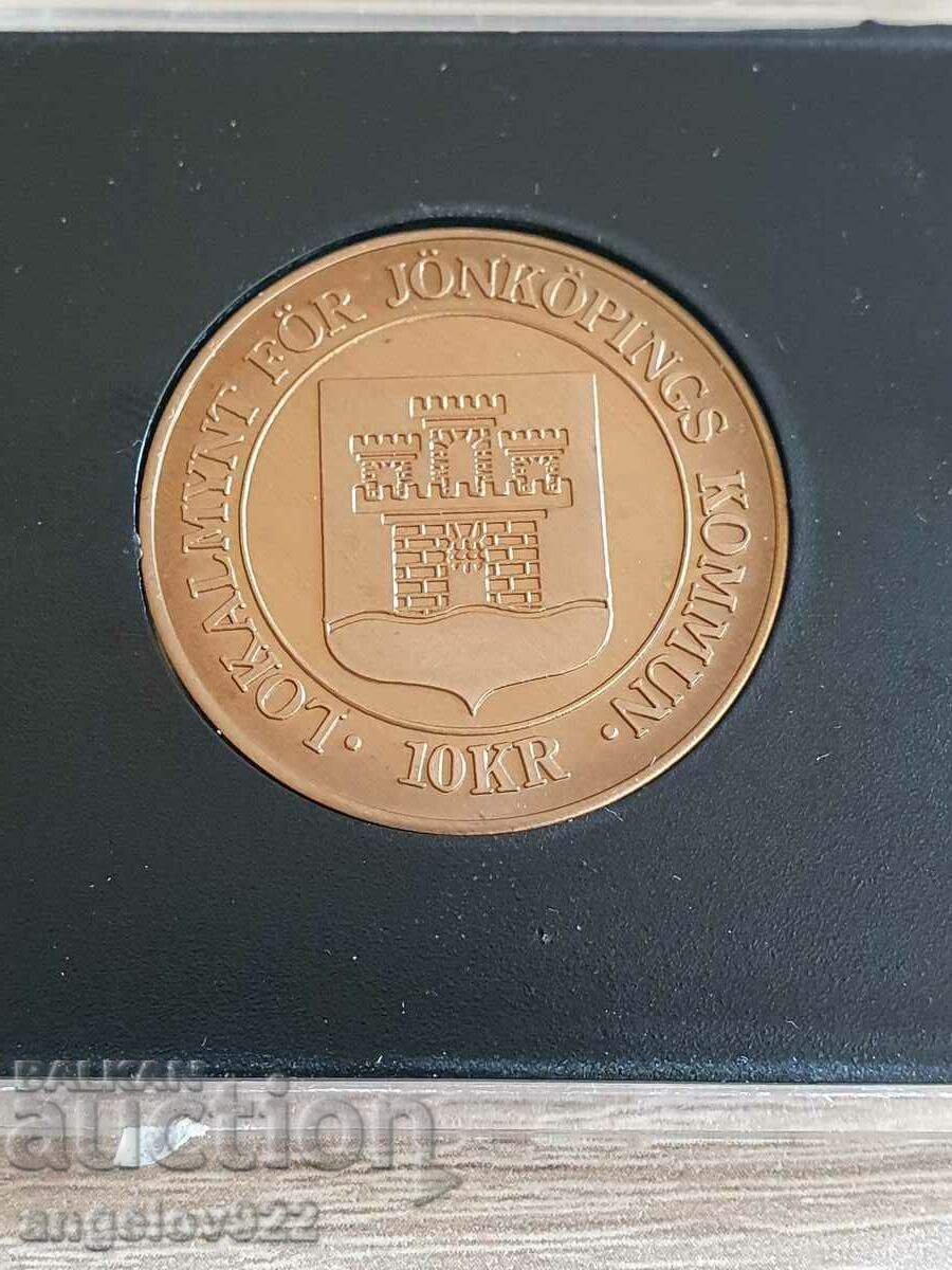 10 Шведски крони 1980 г.