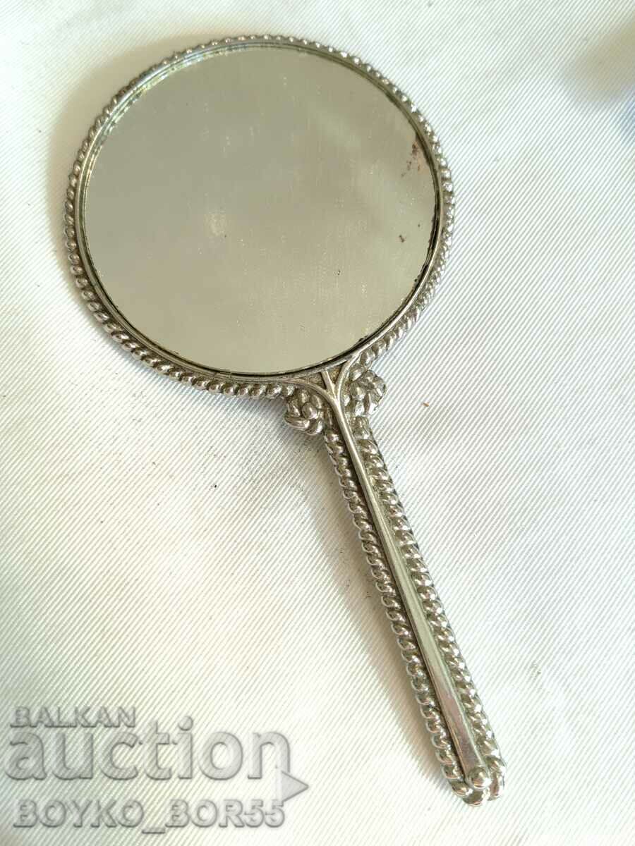 Antique Ladies Metal Tapestry Mirror with price 27.00 BGN | € 13.80 Antique Ladies Metal Tapestry Mirror with price 27.00 BGN | € 13.80