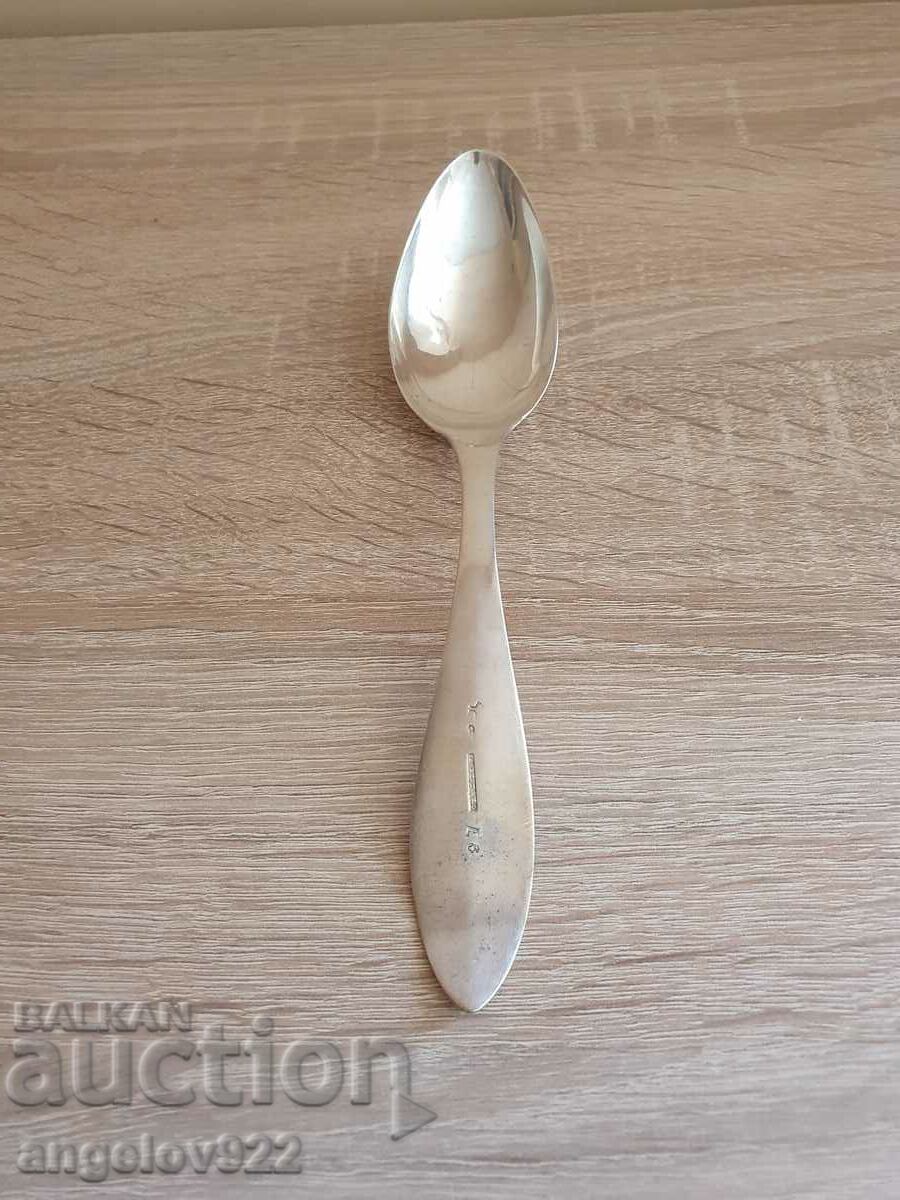 Main spoon marked and stamped "S"