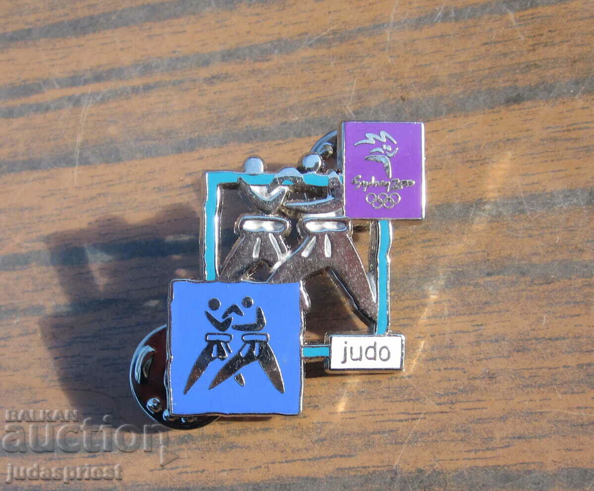 Σήμα Ολυμπιακών Αγώνων Σίδνεϊ 2000 αθλητικό τζούντο με τιμή 20.00 BGN | € 10.23