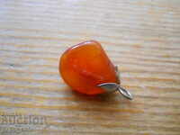 locket - pendant - carnelian