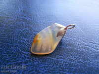 locket - pendant - agate