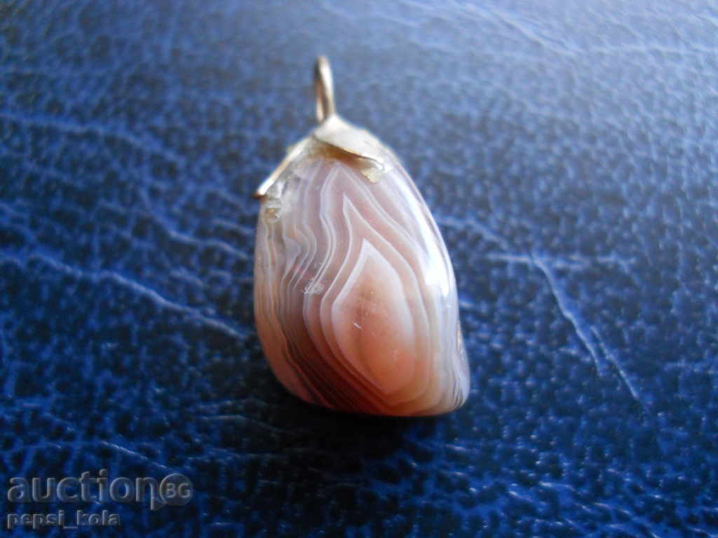 locket - pendant - agate