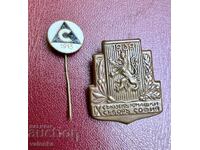 Rare ROYAL badges football club Slavia and 1939 Youth Assembly