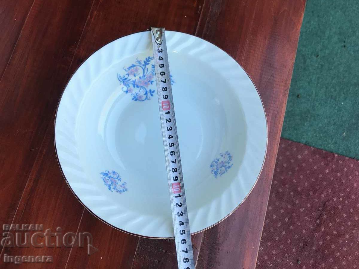 PORCELAIN BOWL SOUP PAN BULGARIA with price 23.00 BGN | € 11.76 PORCELAIN BOWL SOUP PAN BULGARIA with price 23.00 BGN | € 11.76