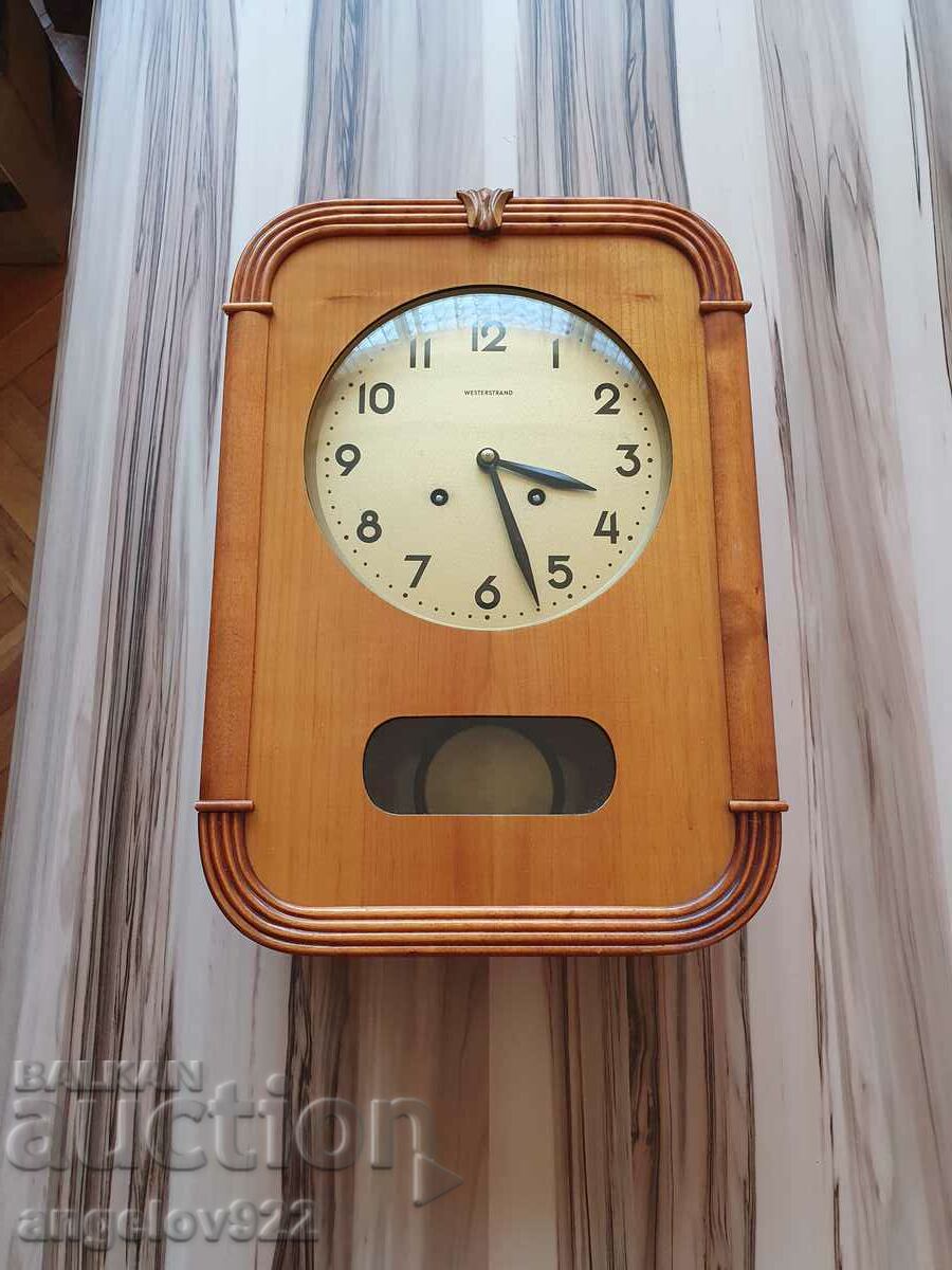 Beautiful WESTERSTRAND wall clock WORKING