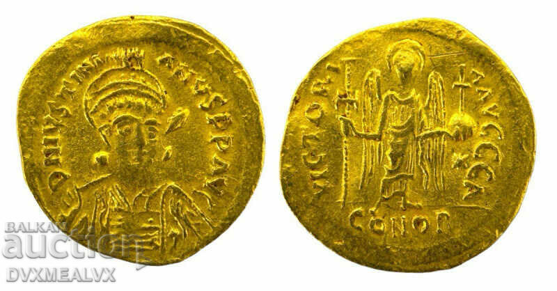 Gold solidus of Emperor Justinian the Great