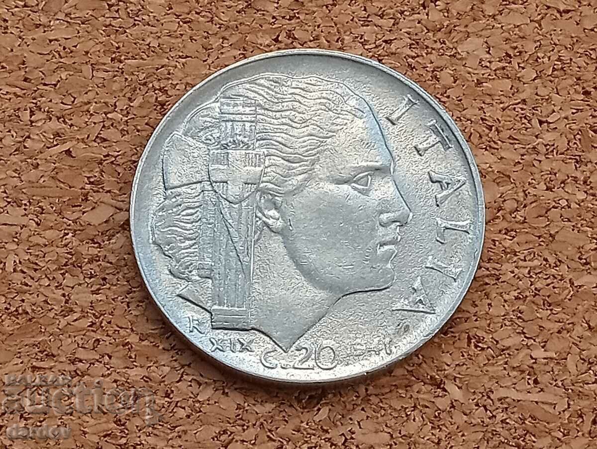 Italia 20 de centesimi 1941