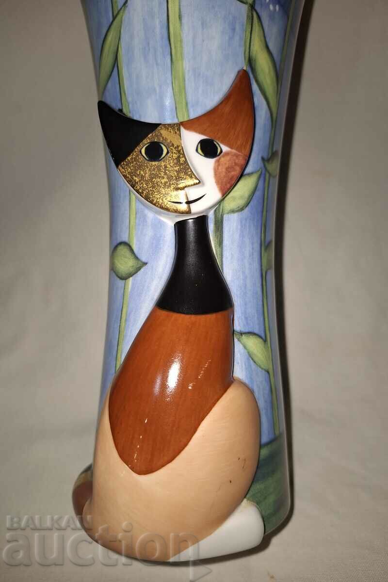 Porcelain vase--Goebel - 7