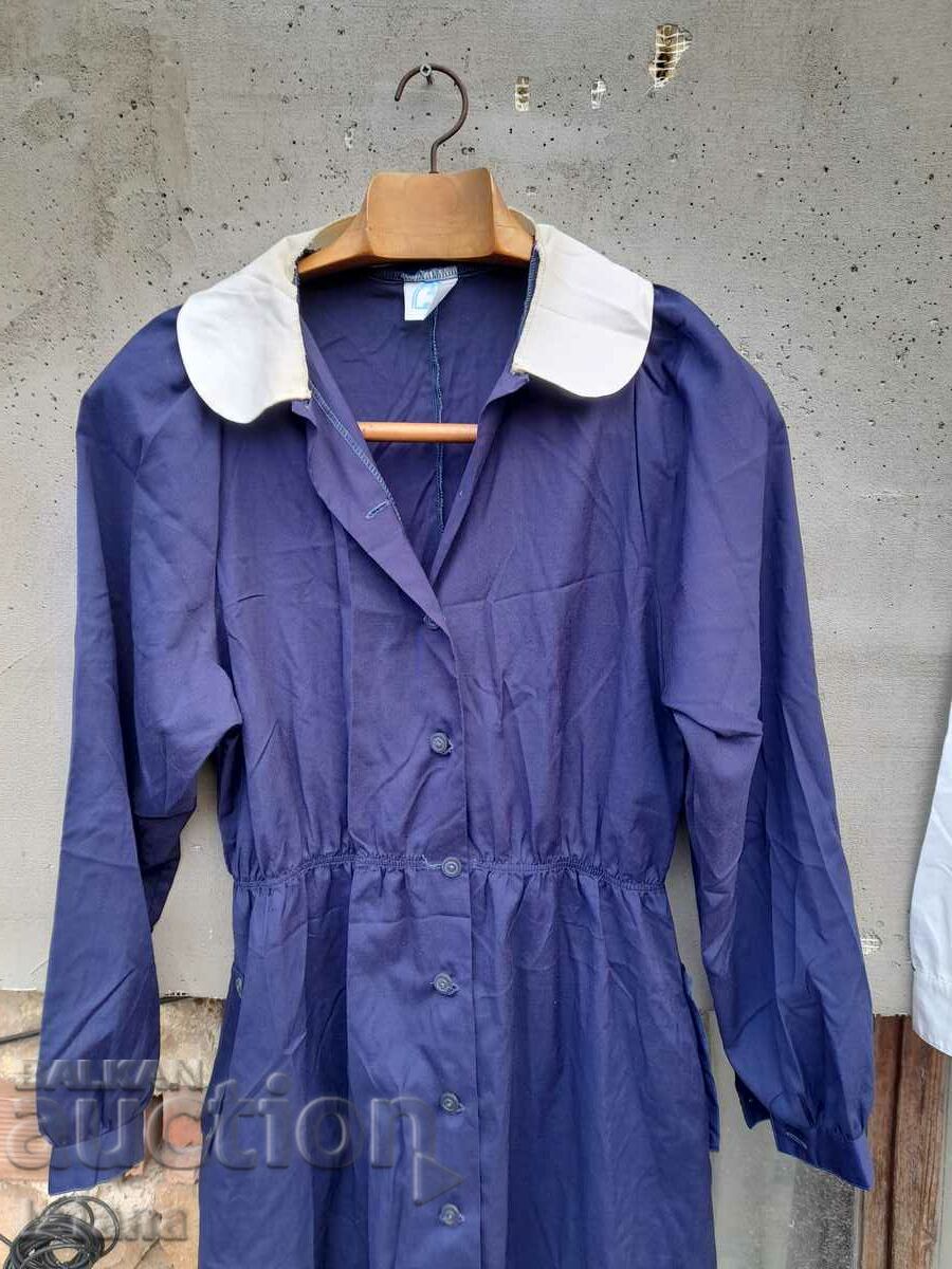 Old school uniform, apron, blouse with price 120.00 BGN | € 61.36