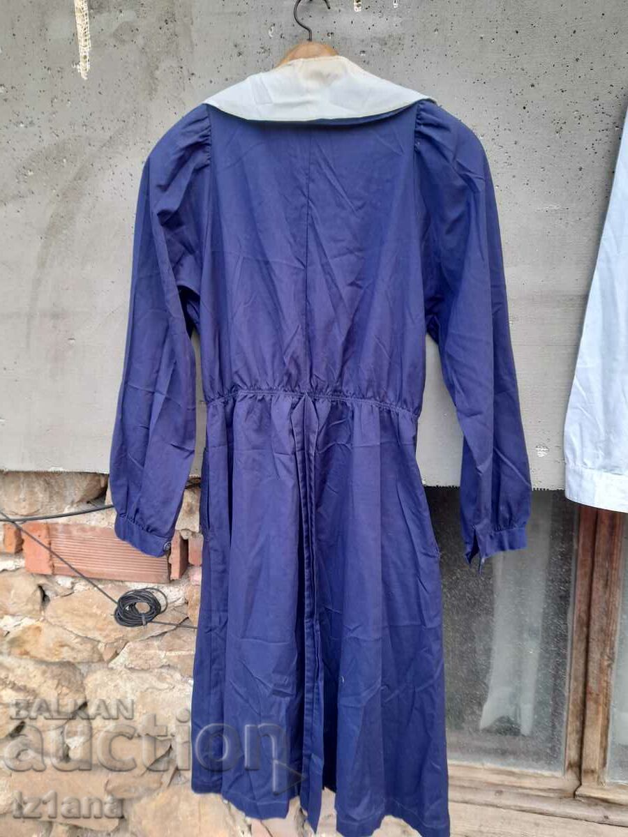 Old school uniform, apron, blouse - 5