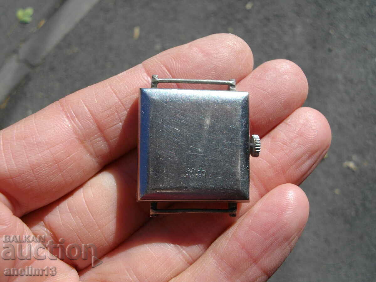 ART DECO COLLECTIBLE STEEL WATCH - 5