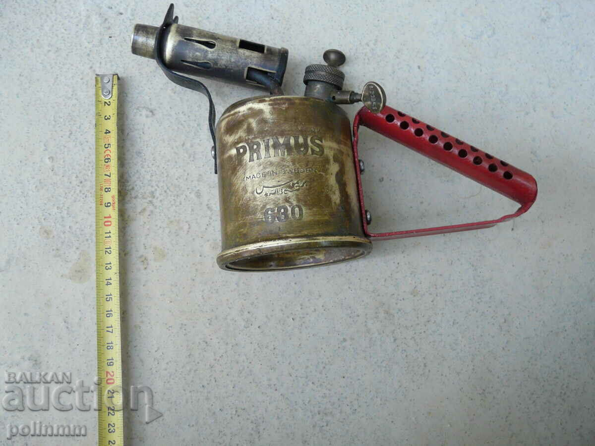 Old Swedish gasoline lamp - 1