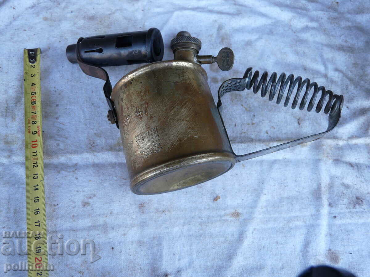 Old Swedish gasoline lamp - 3