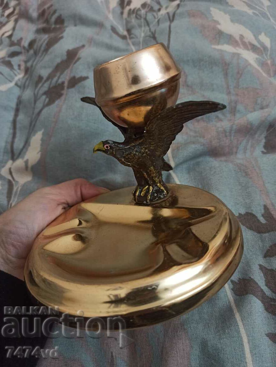 SOC METAL EAGLE ASHTRAY IN BEAUTIFUL LOOK with price 50.00 BGN | € 25.56 SOC METAL EAGLE ASHTRAY IN BEAUTIFUL LOOK with price 50.00 BGN | € 25.56