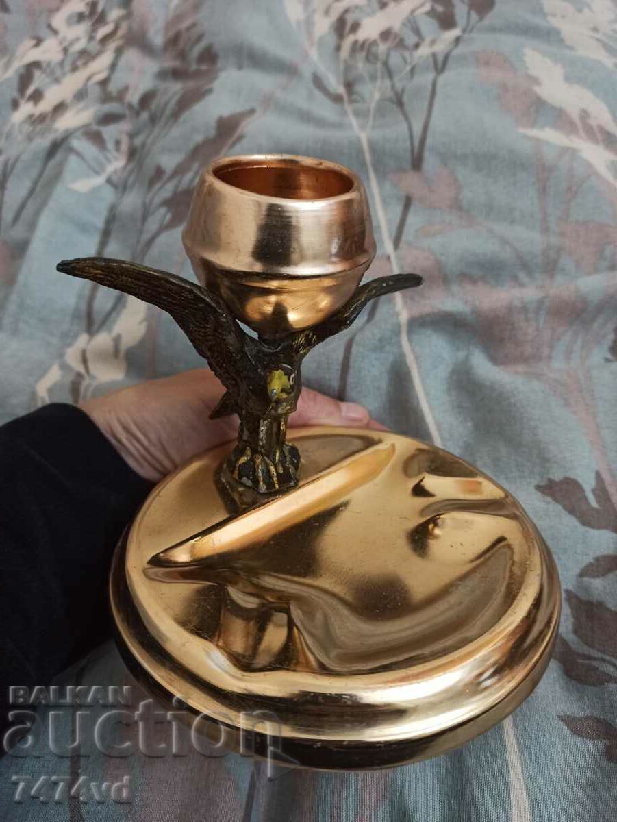 SOC METAL EAGLE ASHTRAY IN BEAUTIFUL LOOK - 5 SOC METAL EAGLE ASHTRAY IN BEAUTIFUL LOOK - 5