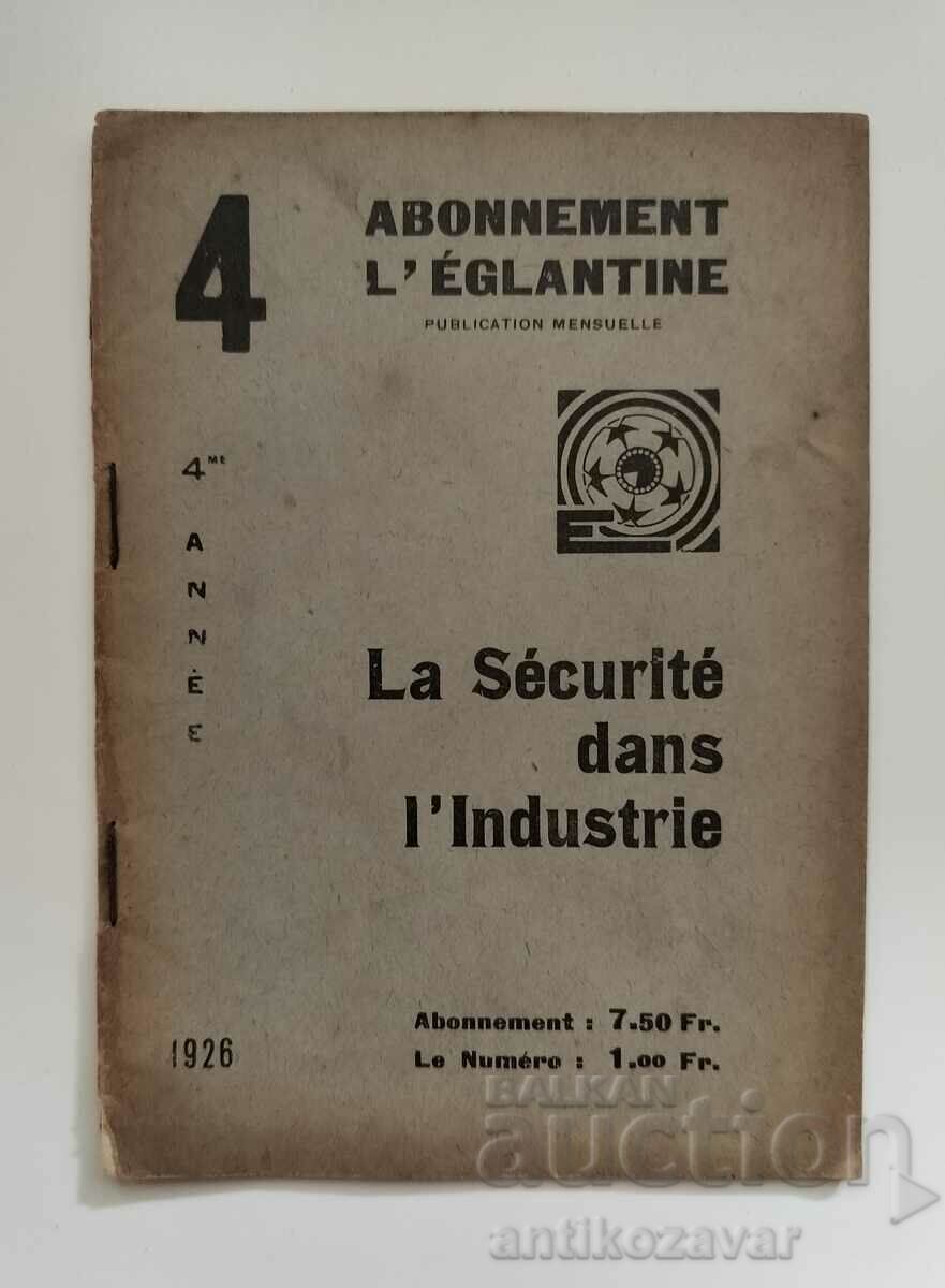 Old Industrial Safety Brochure - 1926