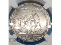 Ватикан Тестон 1736 Клемент XII Рим NGC VF 35 - RARE