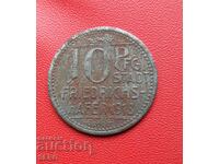 Germania-Baden-Württemberg-Friedrichshafen-10 Pfennig 1918