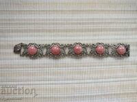 BRACELET made of silver 835, ornaments, rhodochrosite, 6.01.2024