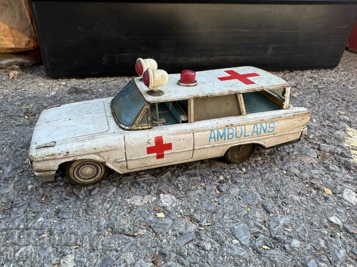 Ford Old Methane Toy Model Car Ambulance