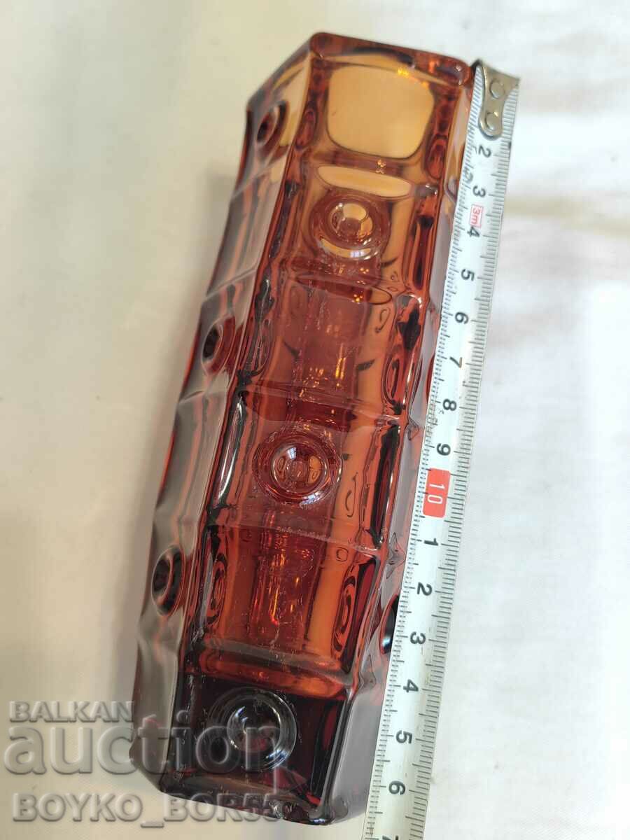 Αντίκες Αυθεντικό Βουλγαρικό γυάλινο βάζο Soc δεκαετίας του 1960 με τιμή 29.00 BGN | € 14.83 Αντίκες Αυθεντικό Βουλγαρικό γυάλινο βάζο Soc δεκαετίας του 1960 με τιμή 29.00 BGN | € 14.83