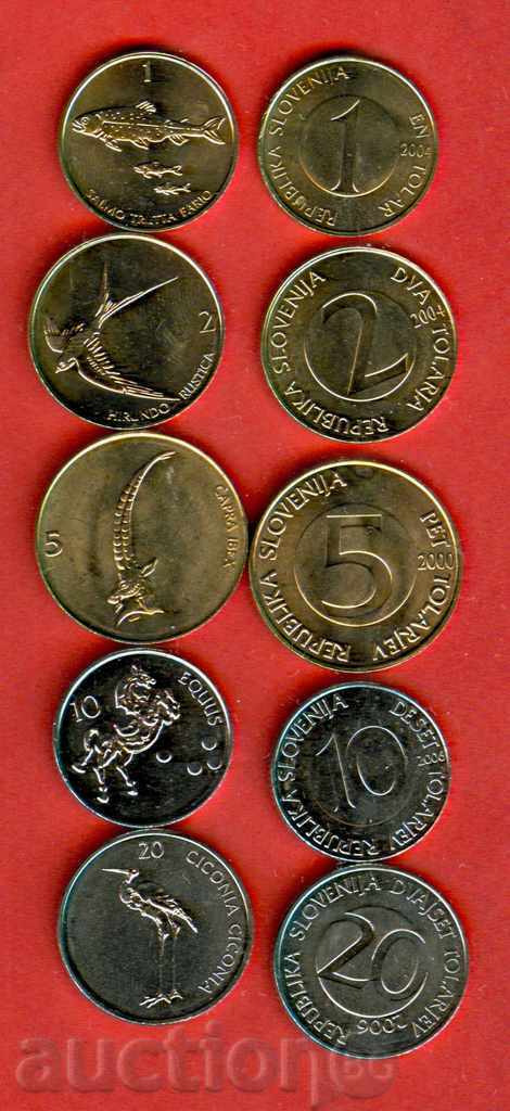 SLOVENIA SLOVENIA 1 - 20 SET issue - issue ALL NEW UNC