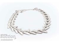 Silver plated necklace KN-0301001028