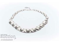 Silver plated necklace KN-0301001029