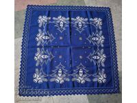 Beautiful tablecloth with embroidery and lace