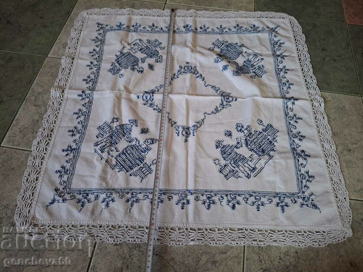 Beautiful tablecloth, hand-embroidered with price € 10.00 | 19.56 BGN